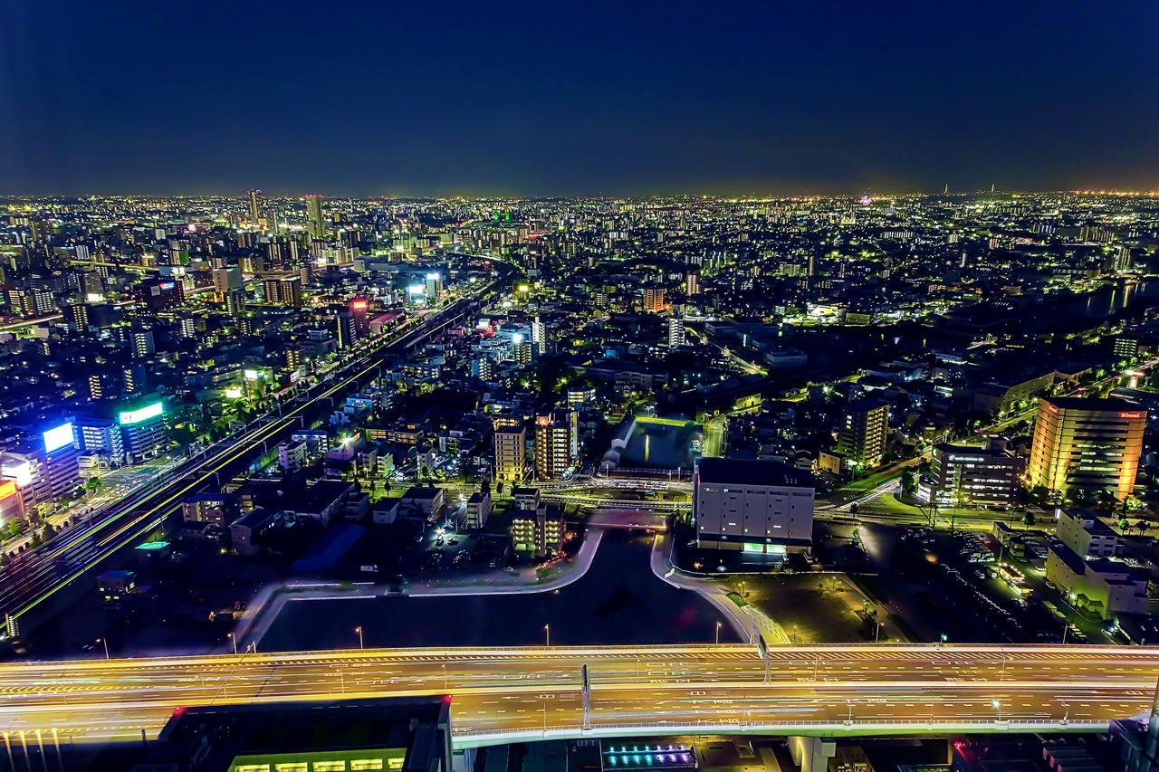 Nagoya Prince Hotel Sky Tower Экстерьер фото View of the city from the 30th floor of the hotel